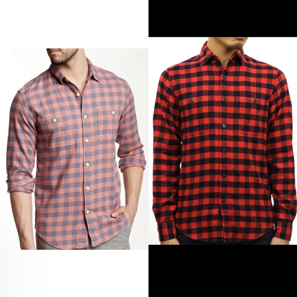 J. Crew Flannel Button Down Bundle - image 1